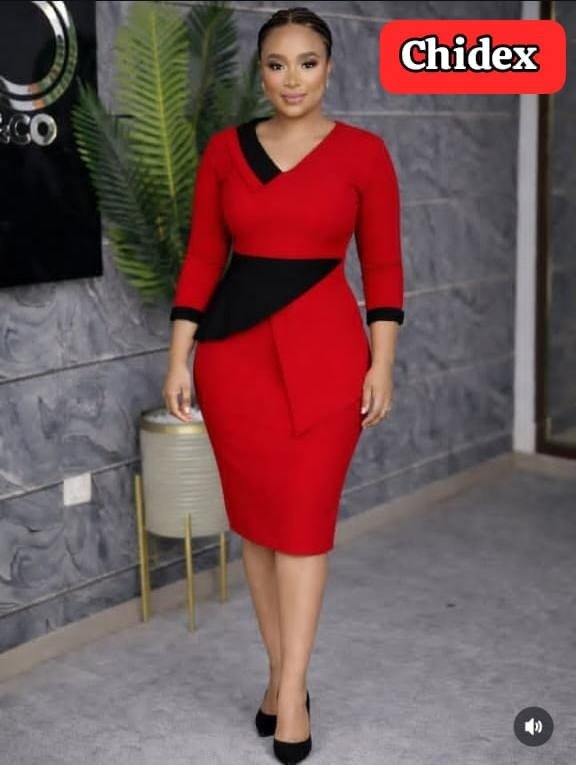 Chidex Corporate Red Dress