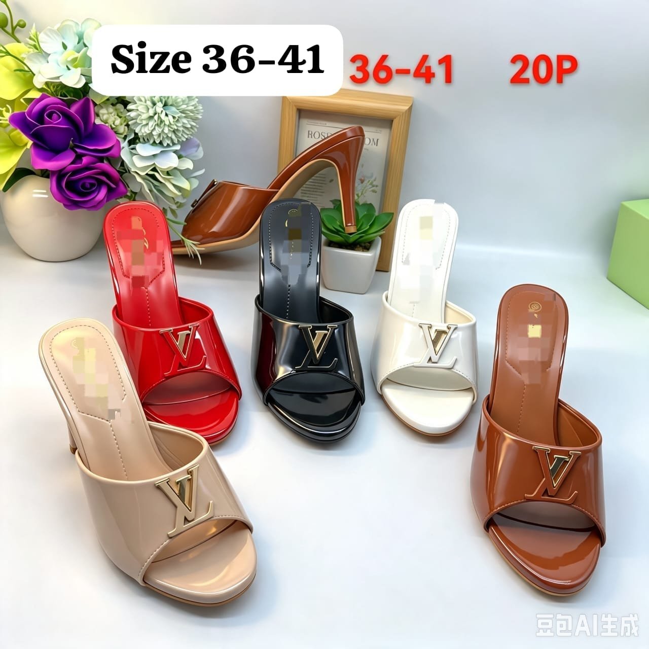  Heeled Mules 