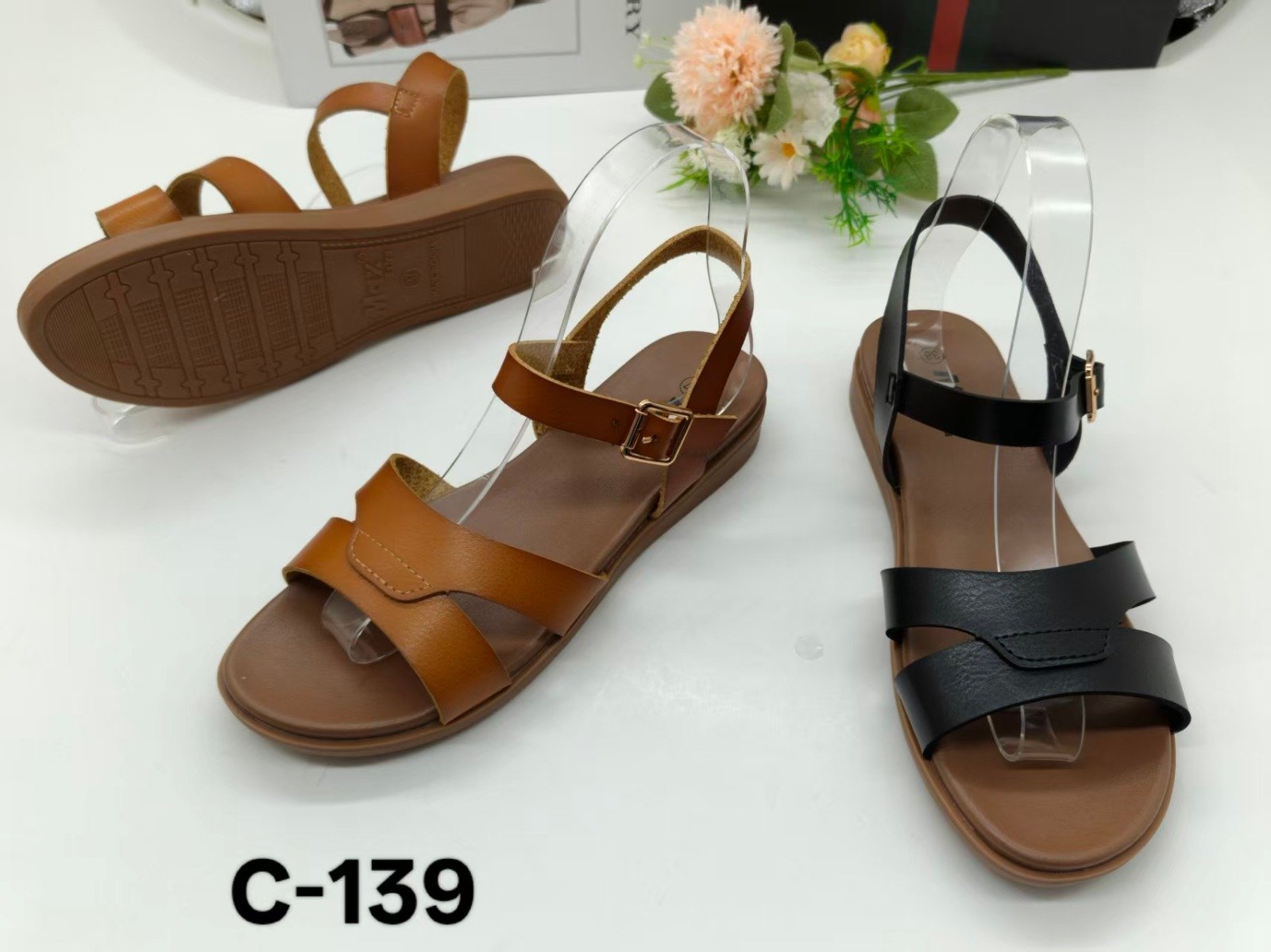  Buckle Strap Sandals 