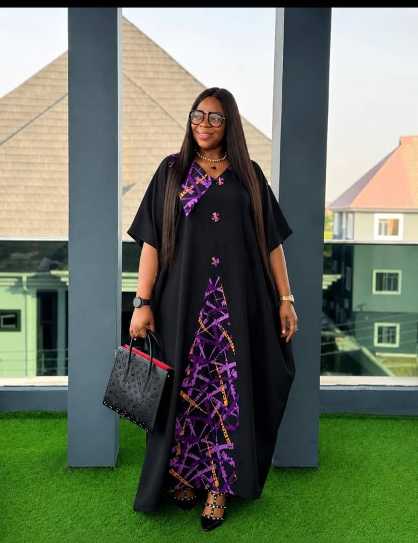  African Print Maxi Dress  Alternate View